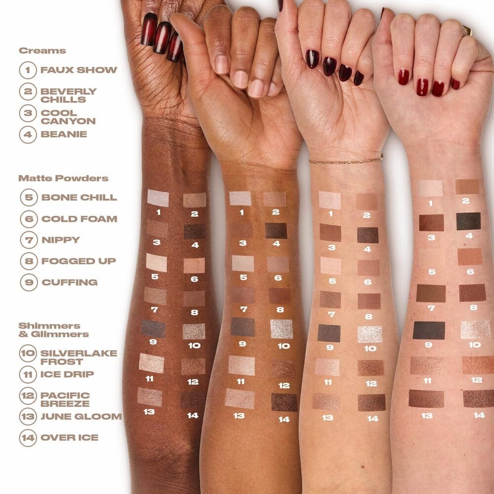 NAKED SHAPED MULTI-TASKING EYESHADOW PALETTE COOL (PALETA DE SOMBRAS EN TONOS FRÍOS)